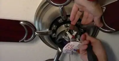 Ceiling fan installation with electrical wiring and mounting by professional electrician in Cherry Hill, NJ