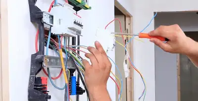 electrician services performing residential electrical panel wiring in Cherry Hill, NJ