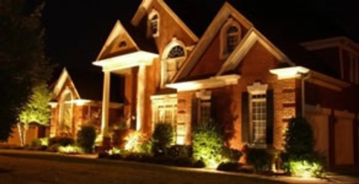 landscape lighting installation services enhancing residential exterior lighting in Cherry Hill, NJ