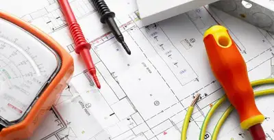 licensed electrician planning and testing electrical systems using professional tools in Cherry Hill, NJ