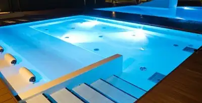 pool light installation and repair services providing modern illuminated pool lighting in Cherry Hill, NJ