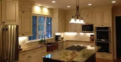 Recessed lighting installation enhancing interior lighting by professional electricians in Cherry Hill, NJ