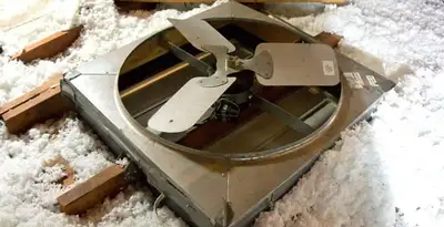 whole house fan installation services with attic-mounted ventilation unit in Cherry Hill, NJ