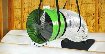 whole house fan installation services with professionally mounted ventilation fan system in Cherry Hill, NJ